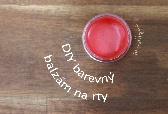 DIY barevný balzám na rty