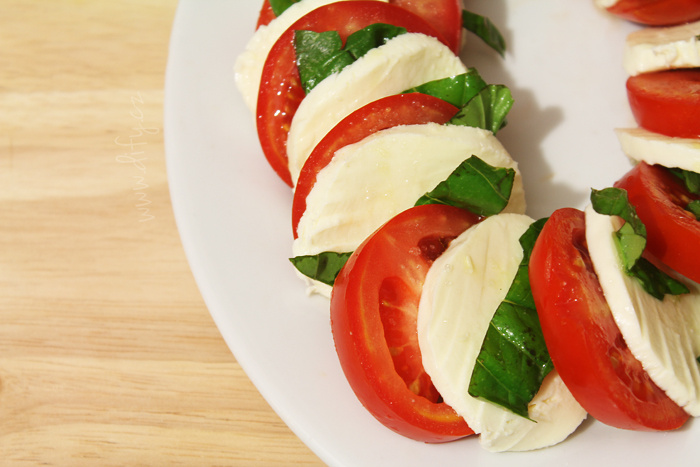 Italský salát caprese