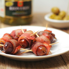 recept na datle ve slanině, španělský aperitiv